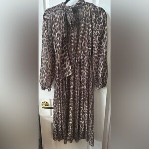 Banana Republic leopard dress